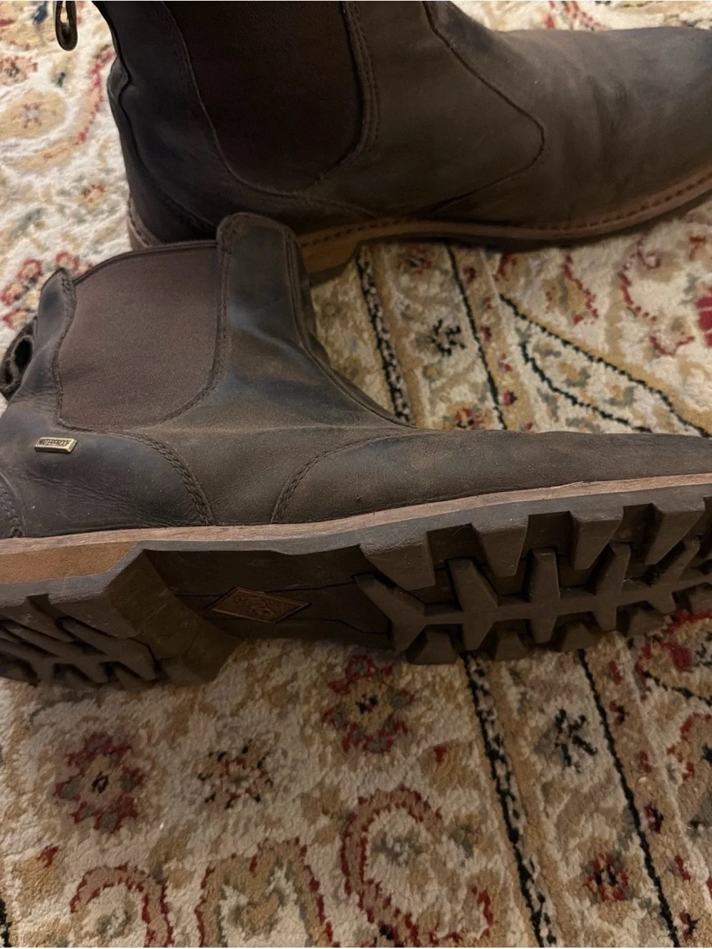 Muck Boot Chelsea Boot Brown Oiled Leather Mens US Size 12 Waterproof